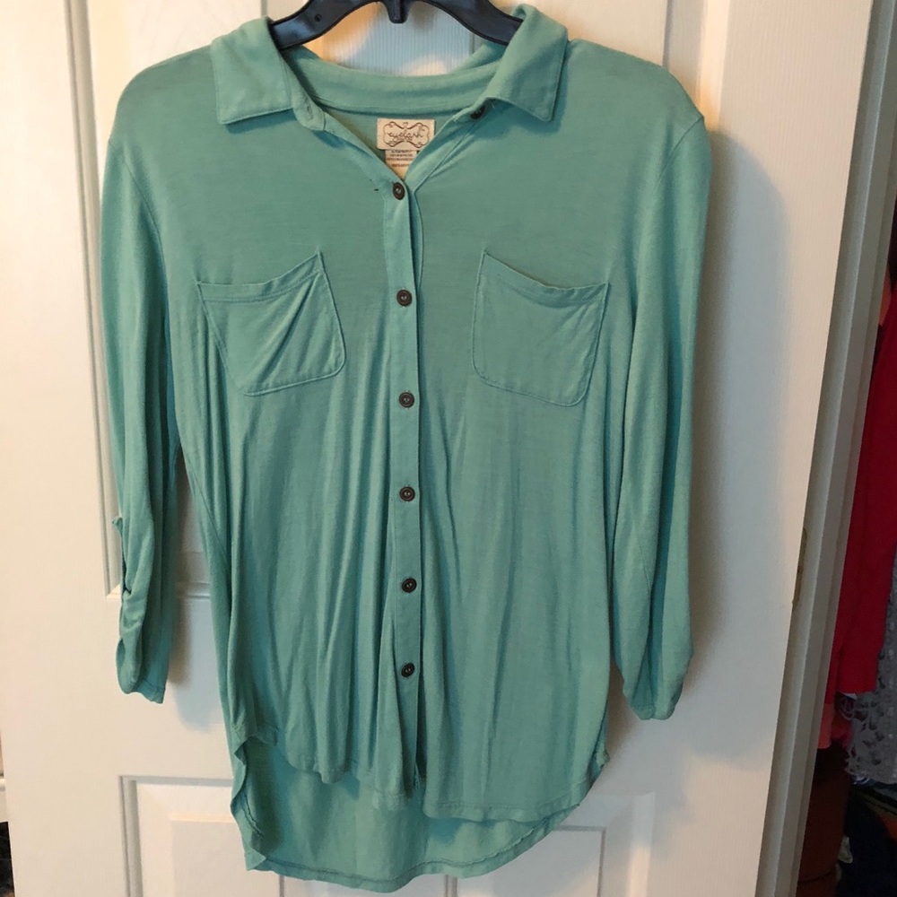 button up blouse